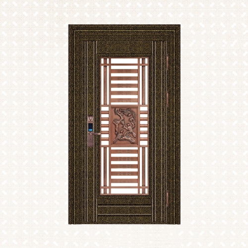 718-3（不含镀色）印尼金斑驳纹板单门